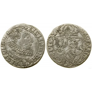 Polonia, sei penny, 1627, Cracovia