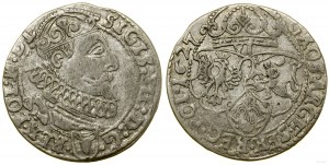 Polsko, šestipence, 1627, Krakov