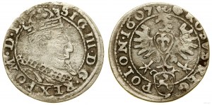 Polonia, penny, 1607, Cracovia