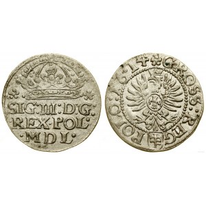 Poľsko, penny, 1614, Krakov