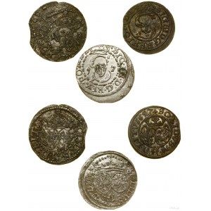 Poľsko, sada 3 šilingov, 1617, 1618, 1627, Vilnius