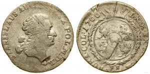 Pologne, zloty (4 grosze), 1766 FS, Varsovie