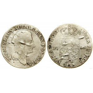 Polonia, zloty (4 grosze), 1789 EB, Varsavia