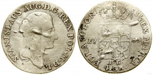 Polska, złotówka (4 grosze), 1789 EB, Warszawa