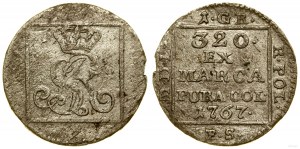 Polonia, penny d'argento, 1767 FS, Varsavia