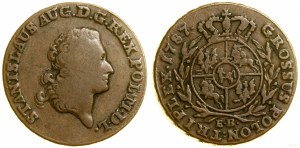 Pologne, trojak, 1787 EB, Varsovie