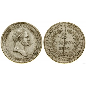 Polonia, 2 zloty, 1830 FH, Varsavia