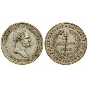 Pologne, 2 zlotys, 1830 FH, Varsovie