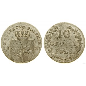 Polska, 10 groszy, 1831 KG, Warszawa