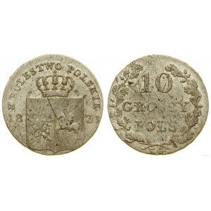 Poľsko, 10 groszy, 1831 KG, Varšava