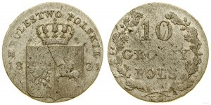 Polonia, 10 groszy, 1831 KG, Varsavia