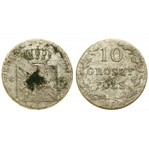 Polska, 10 groszy, 1831 KG, Warszawa