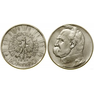 Pologne, 10 zlotys, 1934, Varsovie
