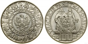 Pologne, 100 zloty, 1966, Varsovie