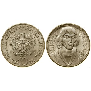 Pologne, 10 zlotys, 1959, Varsovie
