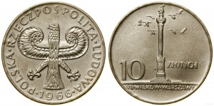 Polonia, 10 zloty, 1966, Varsavia