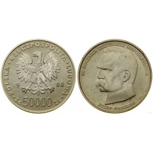 Poľsko, 50 000 PLN, 1988, Varšava