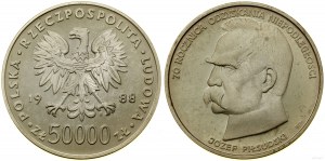 Poľsko, 50 000 PLN, 1988, Varšava