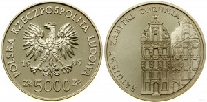 Polonia, 5.000 PLN, 1989, Varsavia