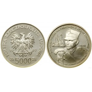 Poland, 5,000 zloty, 1989, Warsaw