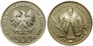 Pologne, 500 zloty, 1987, Varsovie