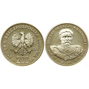 Pologne, 200 zloty, 1983, Varsovie