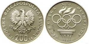 Pologne, 200 zloty, 1976, Varsovie
