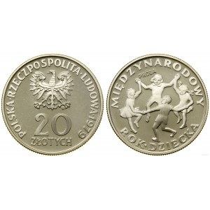Pologne, 20 zloty, 1979, Varsovie