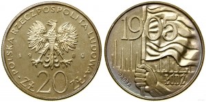 Pologne, 20 zloty, 1980, Varsovie
