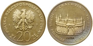 Pologne, 20 zloty, 1981, Varsovie