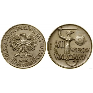 Polonia, 10 zloty, 1965, Varsavia