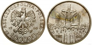 Polska, 100.000 złotych, 1990, Warszawa