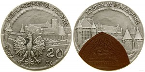 Poľsko, 20 zlotých, 2002, Varšava