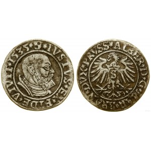 Herzogliches Preußen (1525-1657), Pfennig, 1535, Königsberg