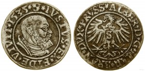 Kniežacie Prusko (1525-1657), groš, 1535, Königsberg