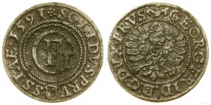 Prusse ducale (1525-1657), gomme-laque, 1591, Königsberg