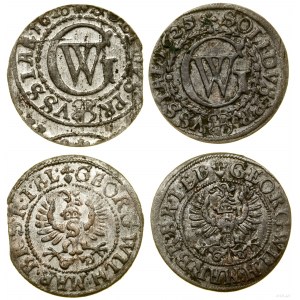 Prusy Książęce (1525-1657), zestaw 2 szelągów, 1625, 1628, Królewiec
