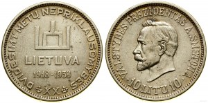 Lithuania, 10 litas, 1938, Kaunas