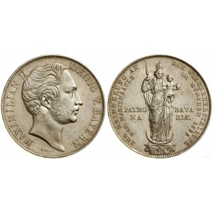 Niemcy, 2 guldeny (doppelgulden), 1855, Monachium