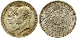 Německo, 2 marky, 1904 A, Berlín