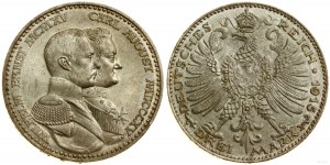 Allemagne, 3 marques, 1915 A, Berlin