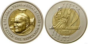 Vatican City (Church State), fancy sample of 2 EURO, 2002
