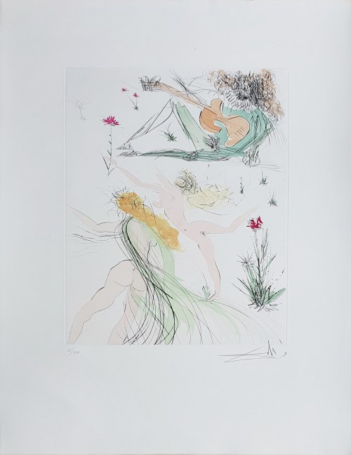 Salvador Dali, La Joie De Vivre, 1971