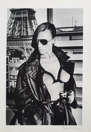 Helmut Newton, Bergstrom, Parigi, 1976 dal portfolio ''Collezione speciale 24 foto litografiche'', 1979