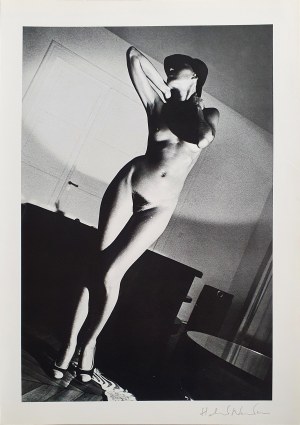 Helmut Newton, In my apartment, Paris.1978 z portfólia ''Special Collection 24 photos lithographs'', 1978