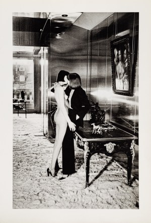 Helmut Newton, Mannequin, quai d'Orsay I, 1977 from the portfolio ''Special Collection 24 photos lithographs'', 1980