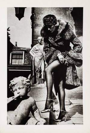 Helmut Newton, Fashion Photograph, Paris.1976 from the portfolio ''Special Collection 24 photos lithographs'', 1980