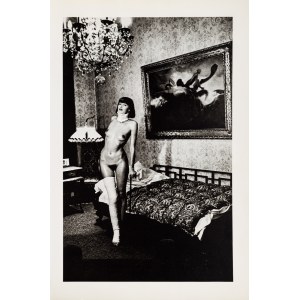 Helmut Newton, Jenny Kapitan-Pension Dorian, Berlin 1977 du portfolio ''Special Collection 24 photos lithographs'', 1980