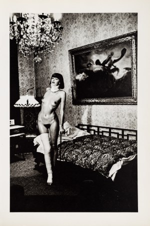 Helmut Newton, Jenny Kapitan-Pension Dorian, Berlin 1977 z teki ''Special Collection 24 photos lithographs'', 1980