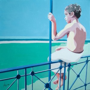 Ewa KRZYWIŃSKA (née en 1976), Sur la balustrade, 2024